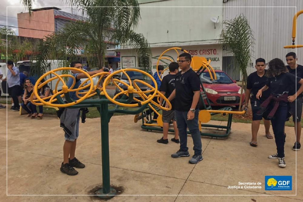 Ceilândia recebe área revitalizada por reeducandos da Funap